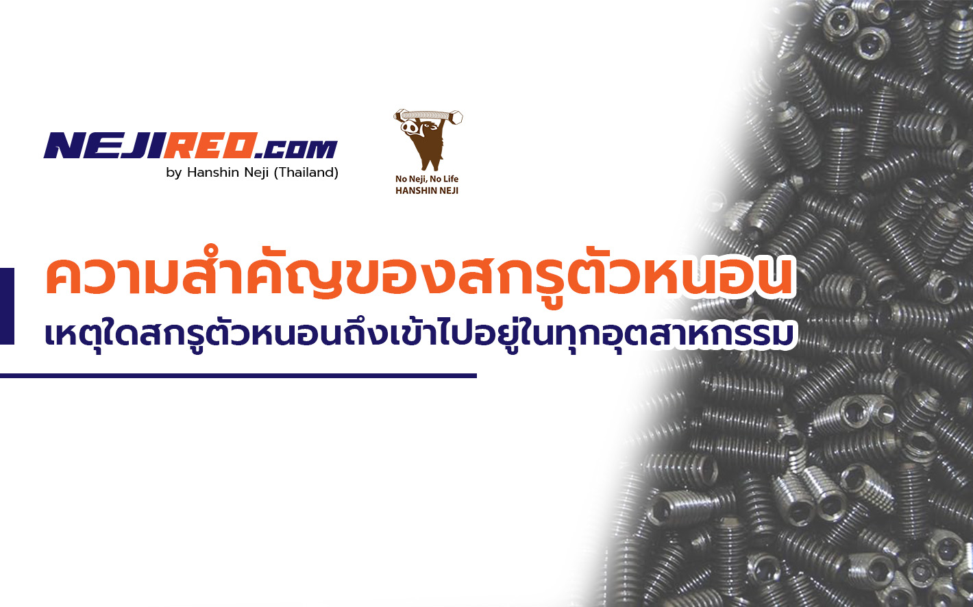 ความสำคัญของสกรูตัวหนอนในอุตสาหกรรม